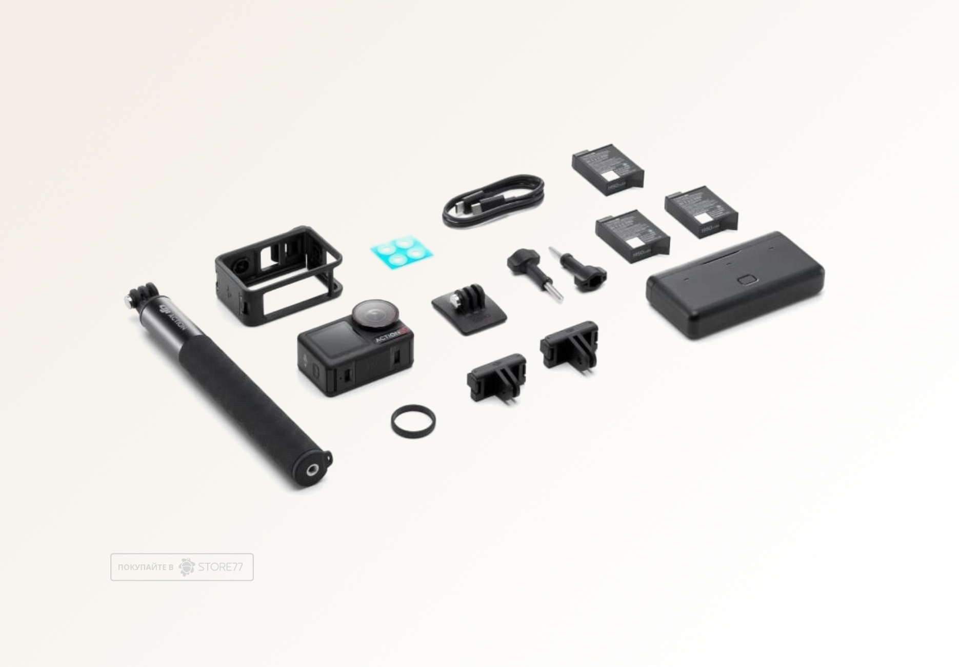 Экшн-камера DJI Osmo Action 5 Pro Adventure Combo цвет: черный (Black)