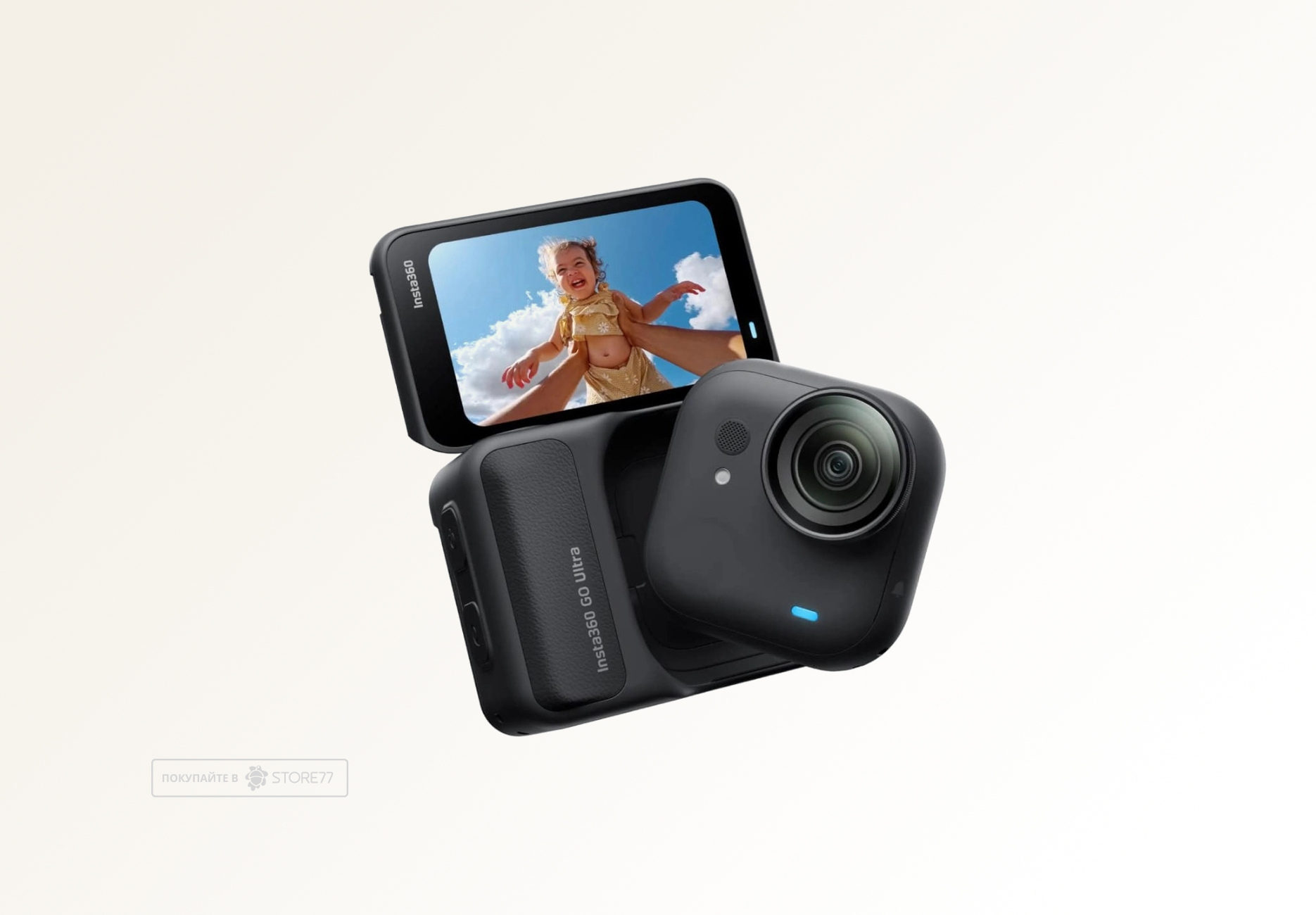 Экшн-камера Insta360 GO Ultra, цвет: черный (Black)
