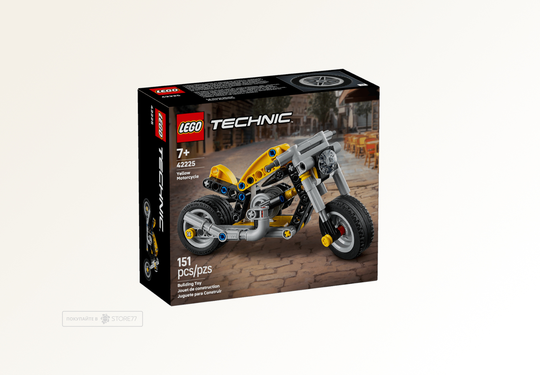 Конструктор LEGO Technic 42225 Жёлтый мотоцикл