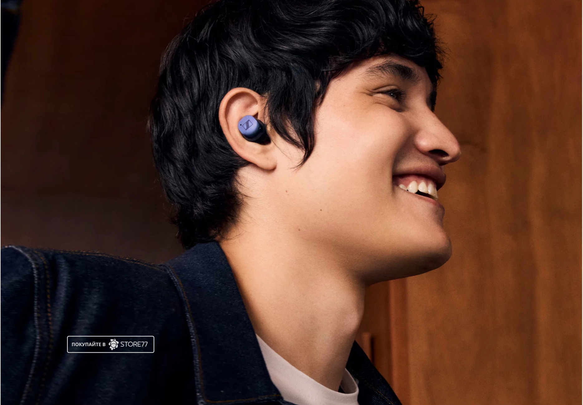 Беспроводные наушники Sennheiser Momentum True Wireless 4, цвет: синий деним (Denim Blue)
