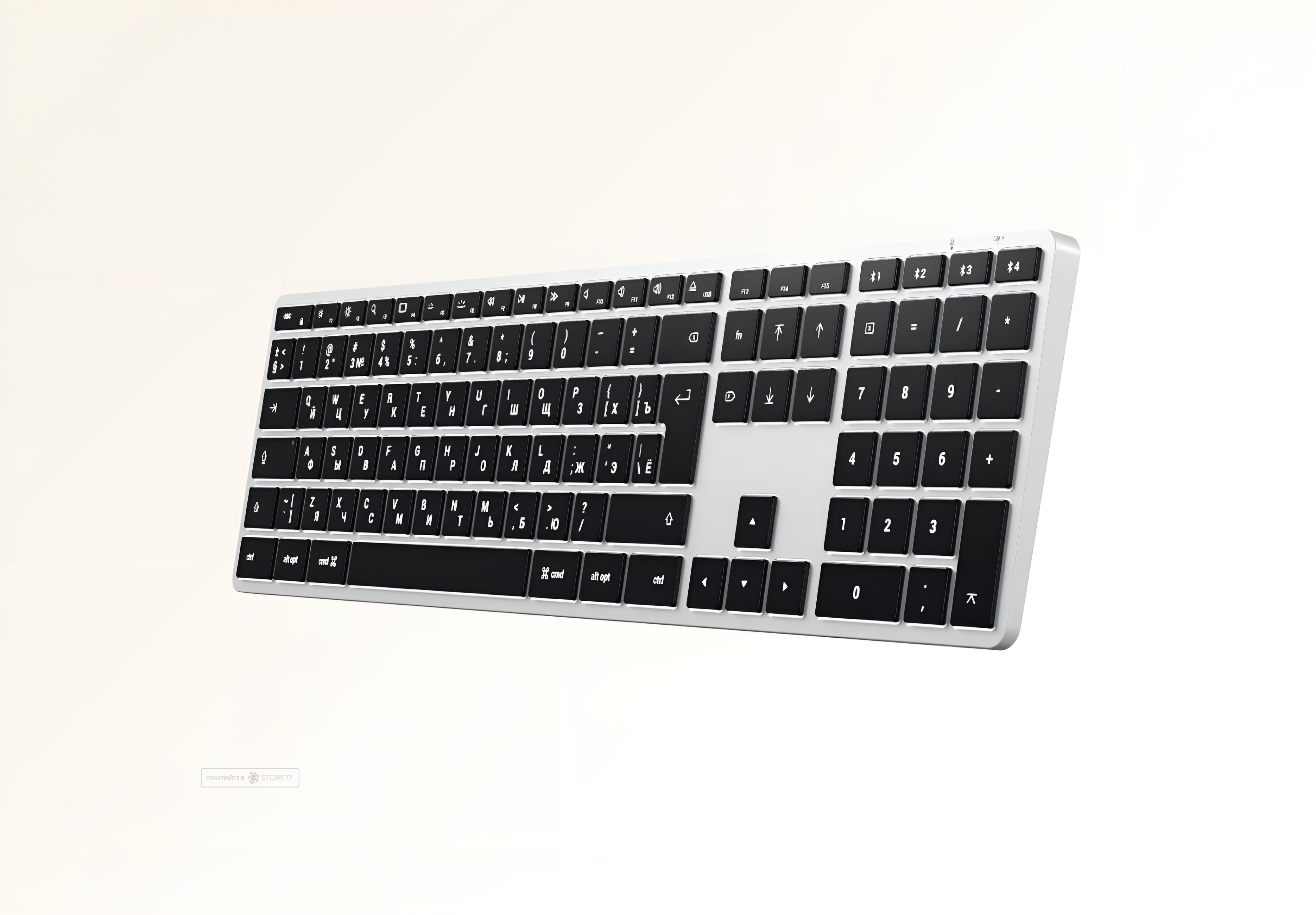 Клавиатура беспроводная Satechi Slim X3, Bluetooth (Серебристая)