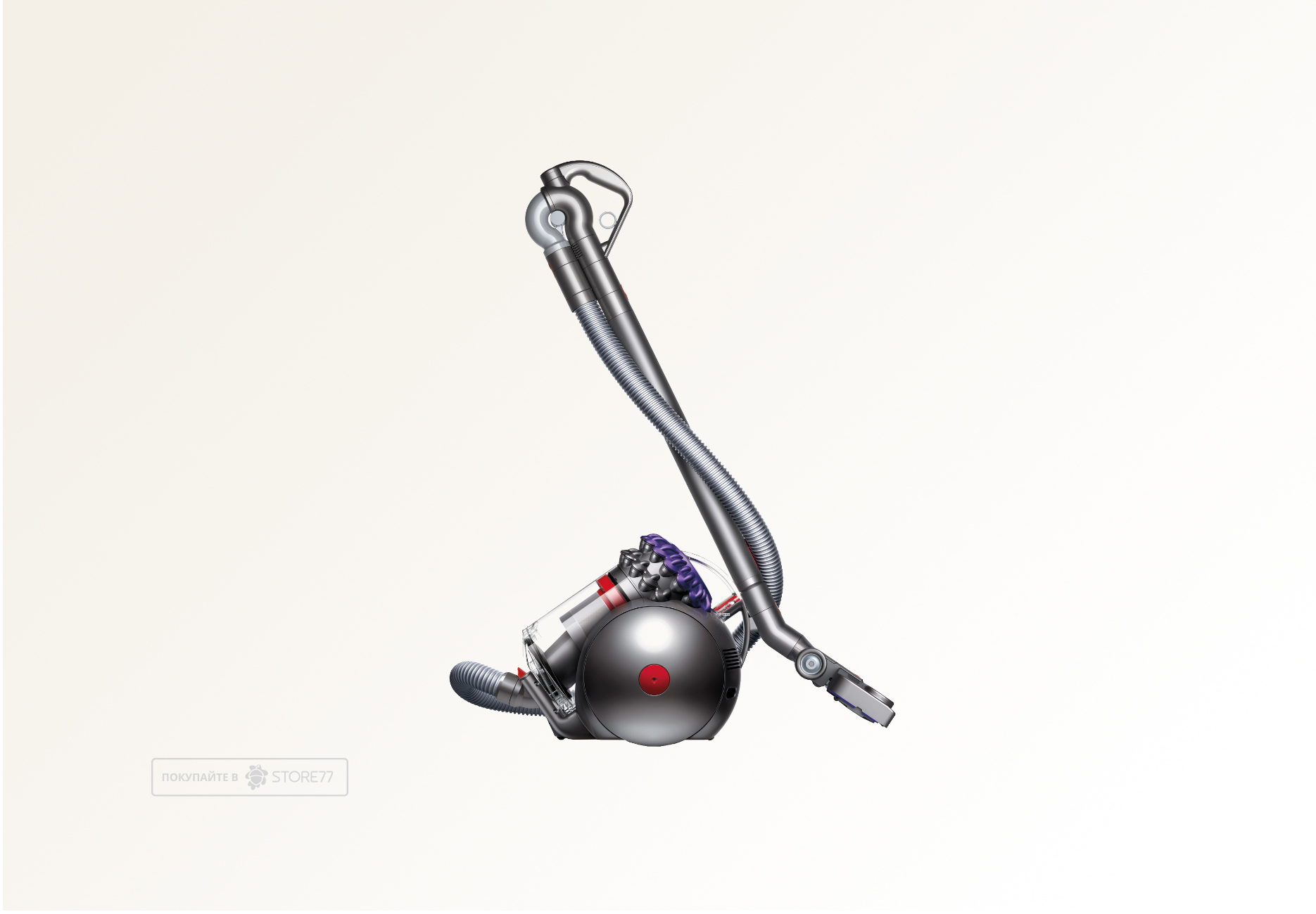 Пылесос Dyson Cinetic Big Ball Parquet 2 (Серый/Фиолетовый)