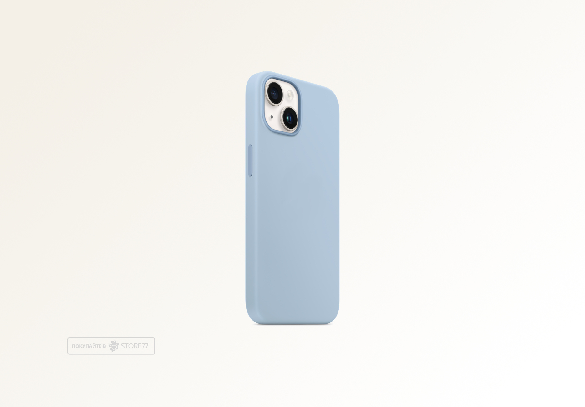 Чехол Тор силиконовый с поддержкой MagSafe для iPhone 14/13 (Голубой)