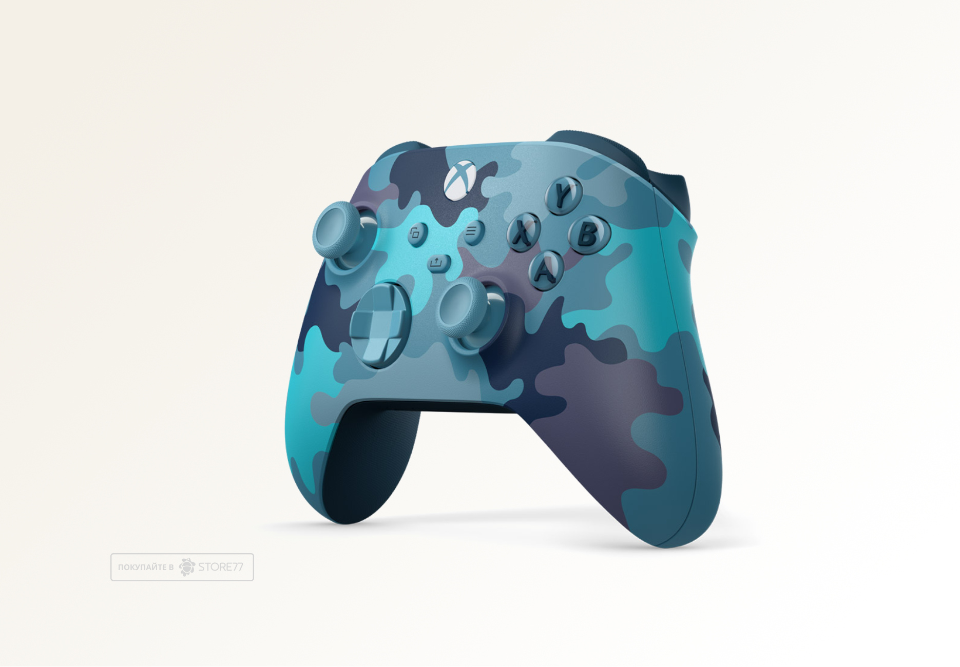 Геймпад Microsoft Xbox Series X|S беспроводной, цвет: синий камуфляж (Mineral Camouflage)