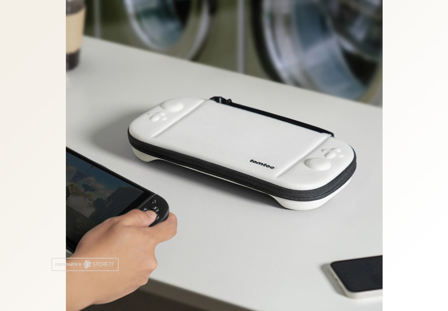 Чехол Tomtoс Gaming для Nintendo Switch 2 (Белый)