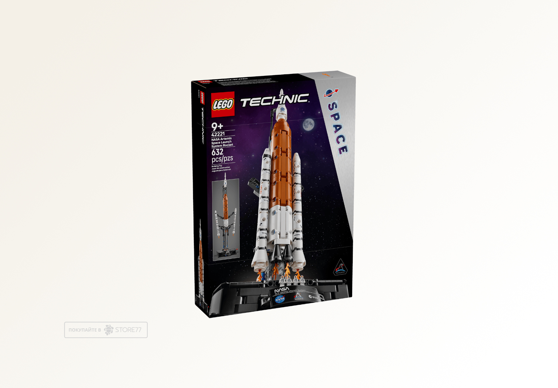 Конструктор LEGO Technic 42221 Ракета-носитель NASA Artemis