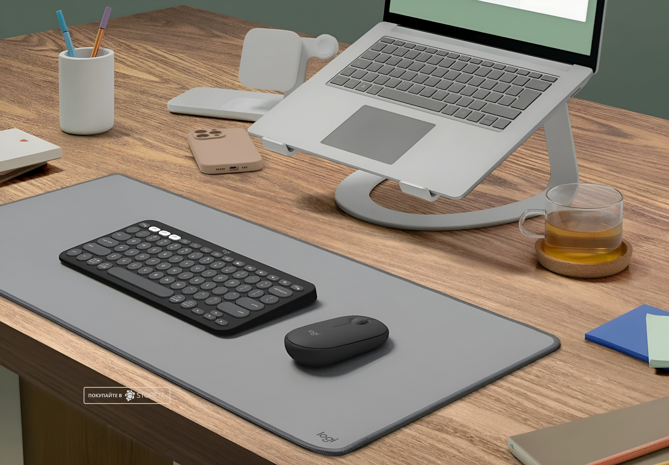 Беспроводная мышь Logitech Pebble 2 M350S (Графитовая)