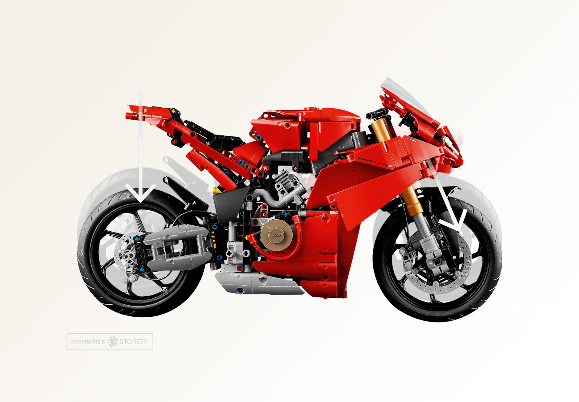 Конструктор LEGO Technic 42202 Мотоцикл Ducati Panigale V4 S
