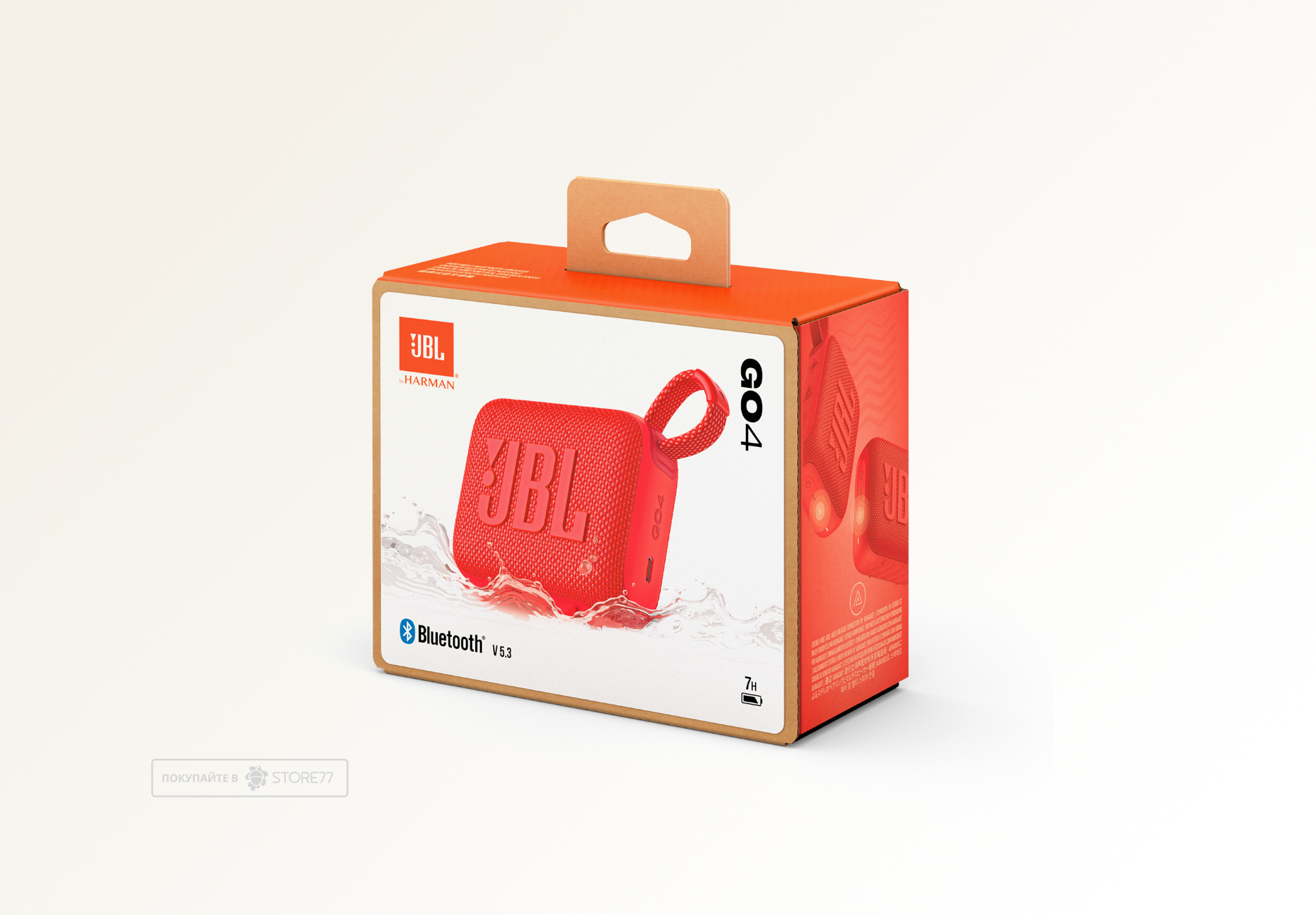 Портативная акустика JBL GO 4 (Красная)