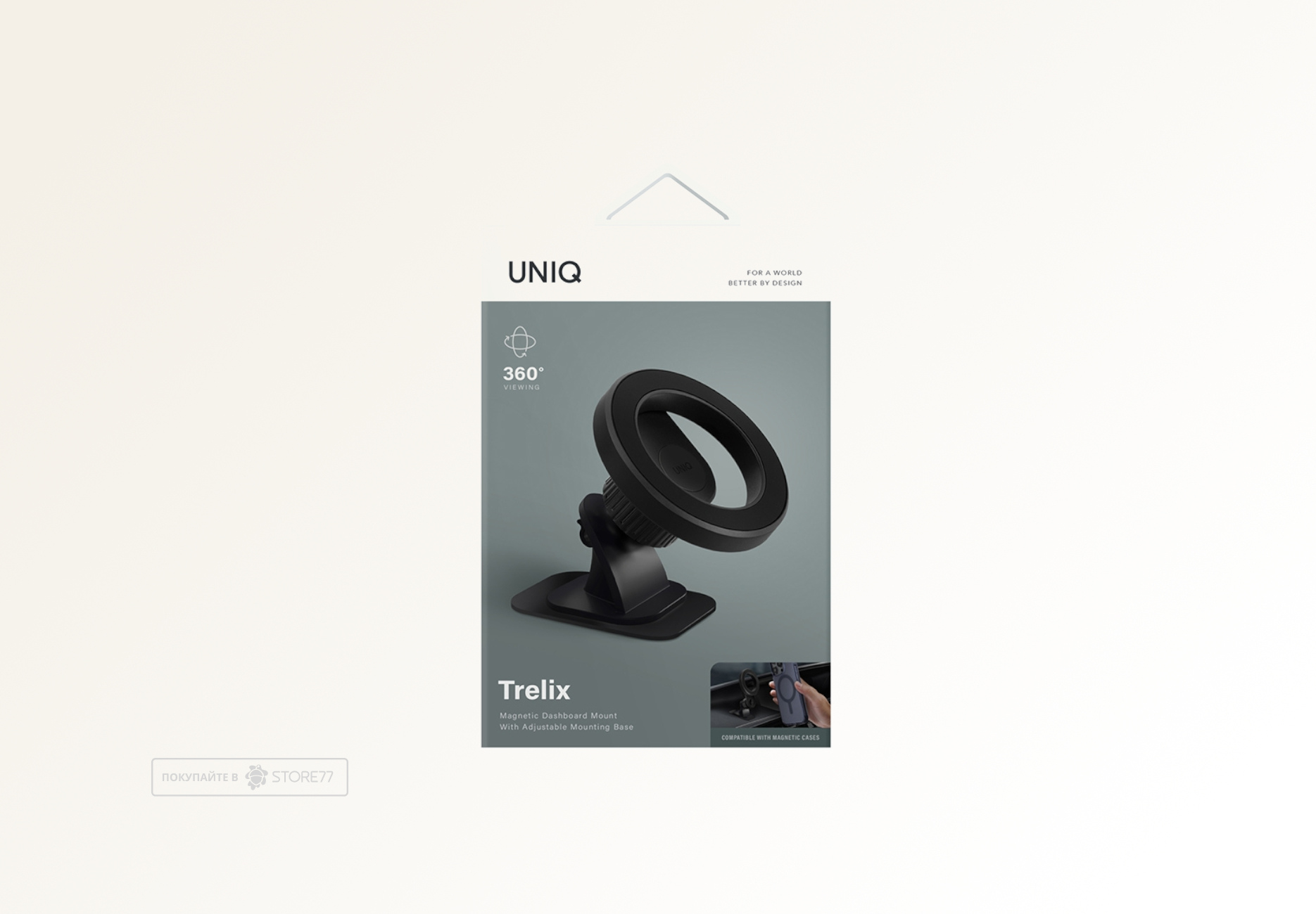 Автомобильный держатель Uniq TRELIX (Черный)