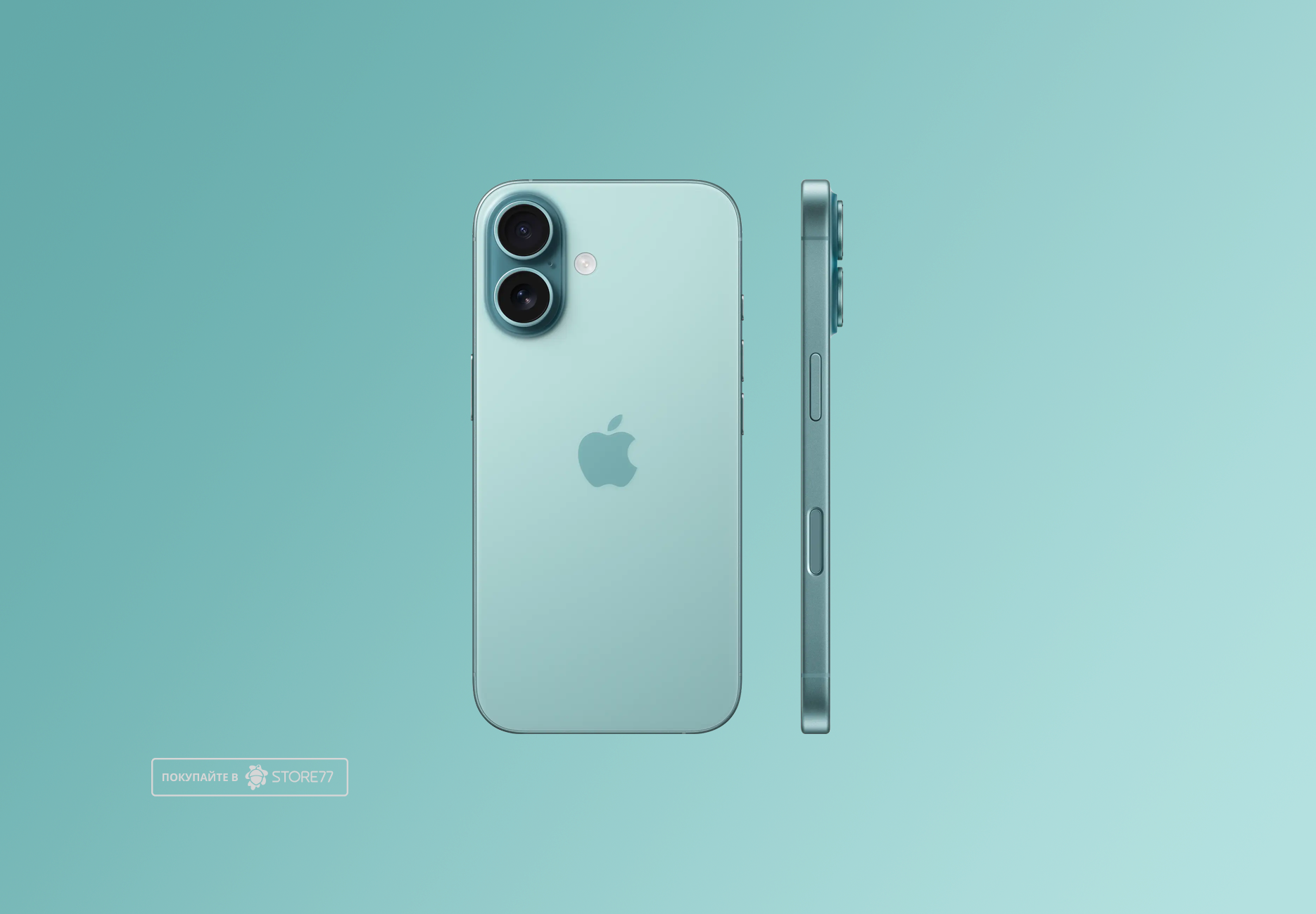 Телефон Apple iPhone 16 256 ГБ, цвет: бирюзовый (Teal)