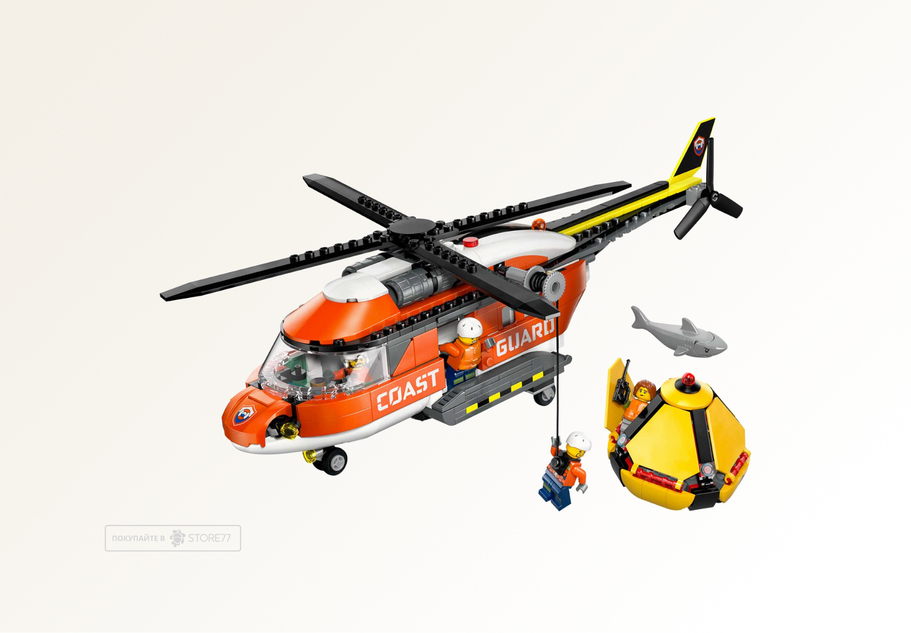 Конструктор LEGO City 60503 Вертолёт береговой охраны