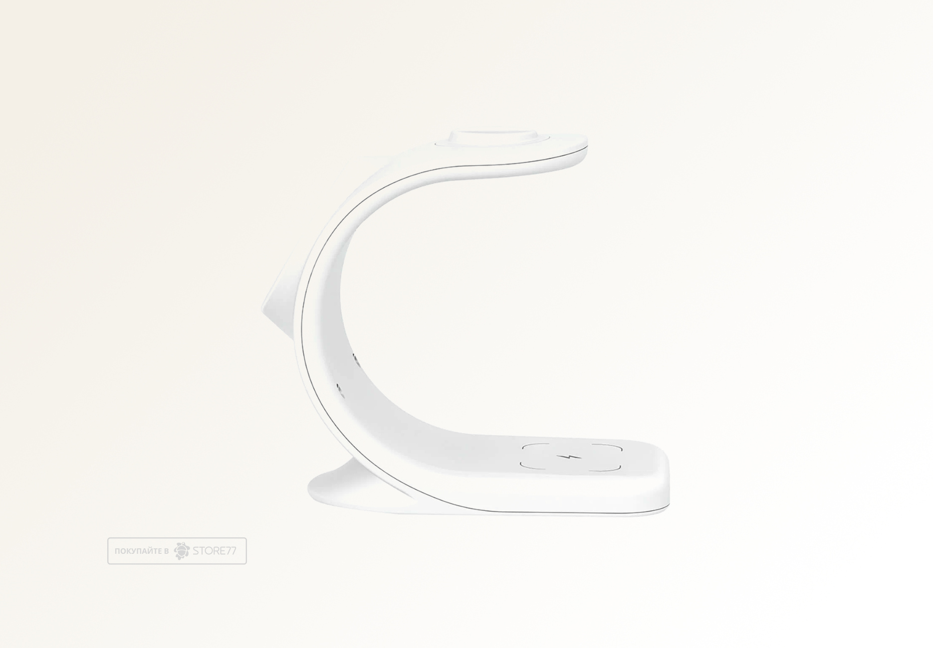 Беспроводное зарядное устройство VLP Powerstand 3-в-1, для Apple (Белое)