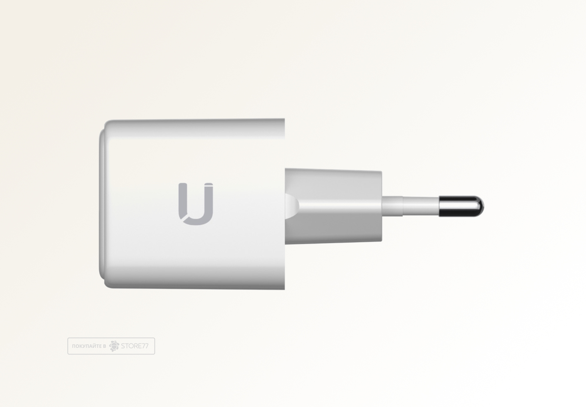 Сетевое зарядное устройство JUST USE 30 Вт GaN USB-С (Белое)