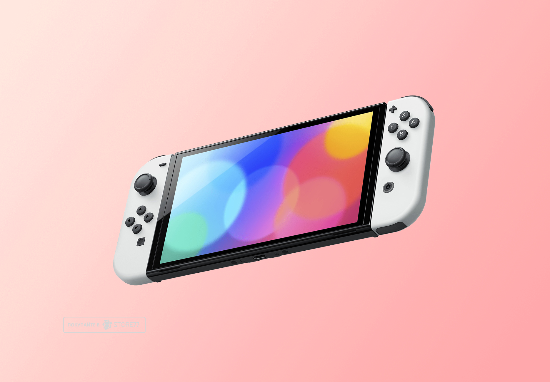 Игровая приставка Nintendo Switch OLED (Белая)