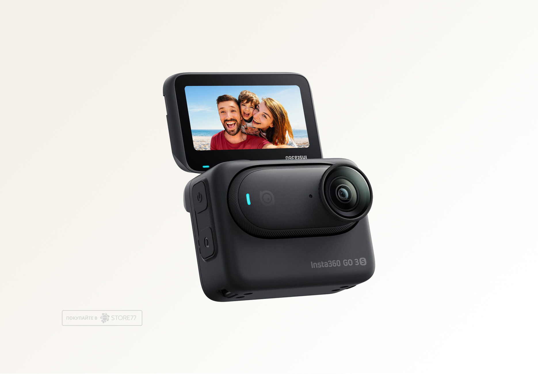 Экшн-камера Insta360 GO 3S 128 ГБ цвет: черный (Black)