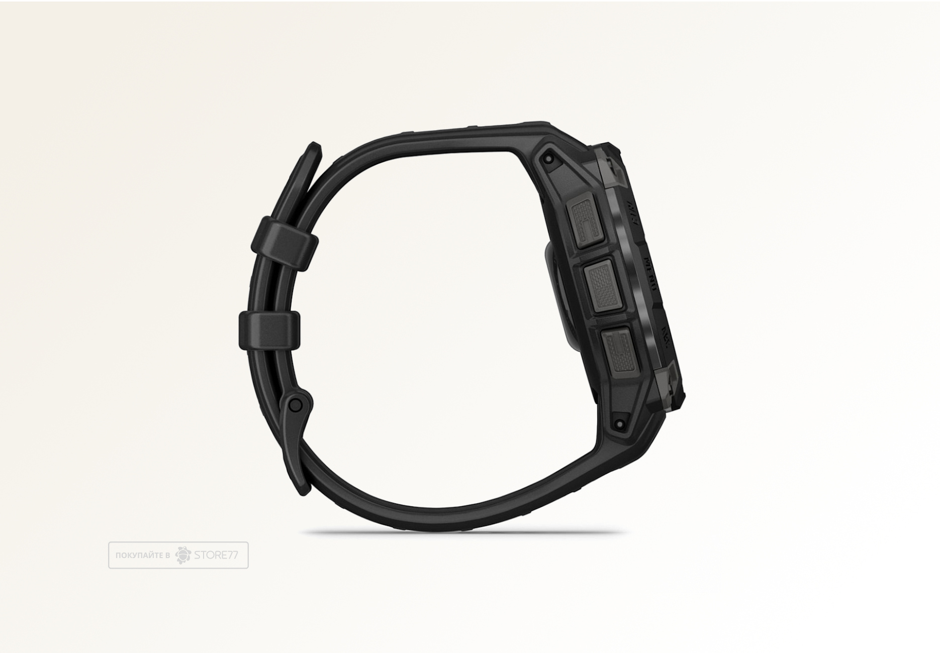 Умные часы Garmin INSTINCT 3 50 мм AMOLED, корпус: черный (Black), с угольно-черным силиконовым ремешком (Charcoal Band)