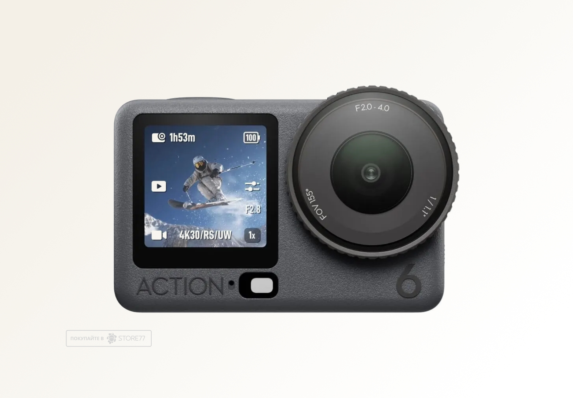 Экшн-камера DJI Osmo Action 6 Adventure Combo, цвет: черный (Black)