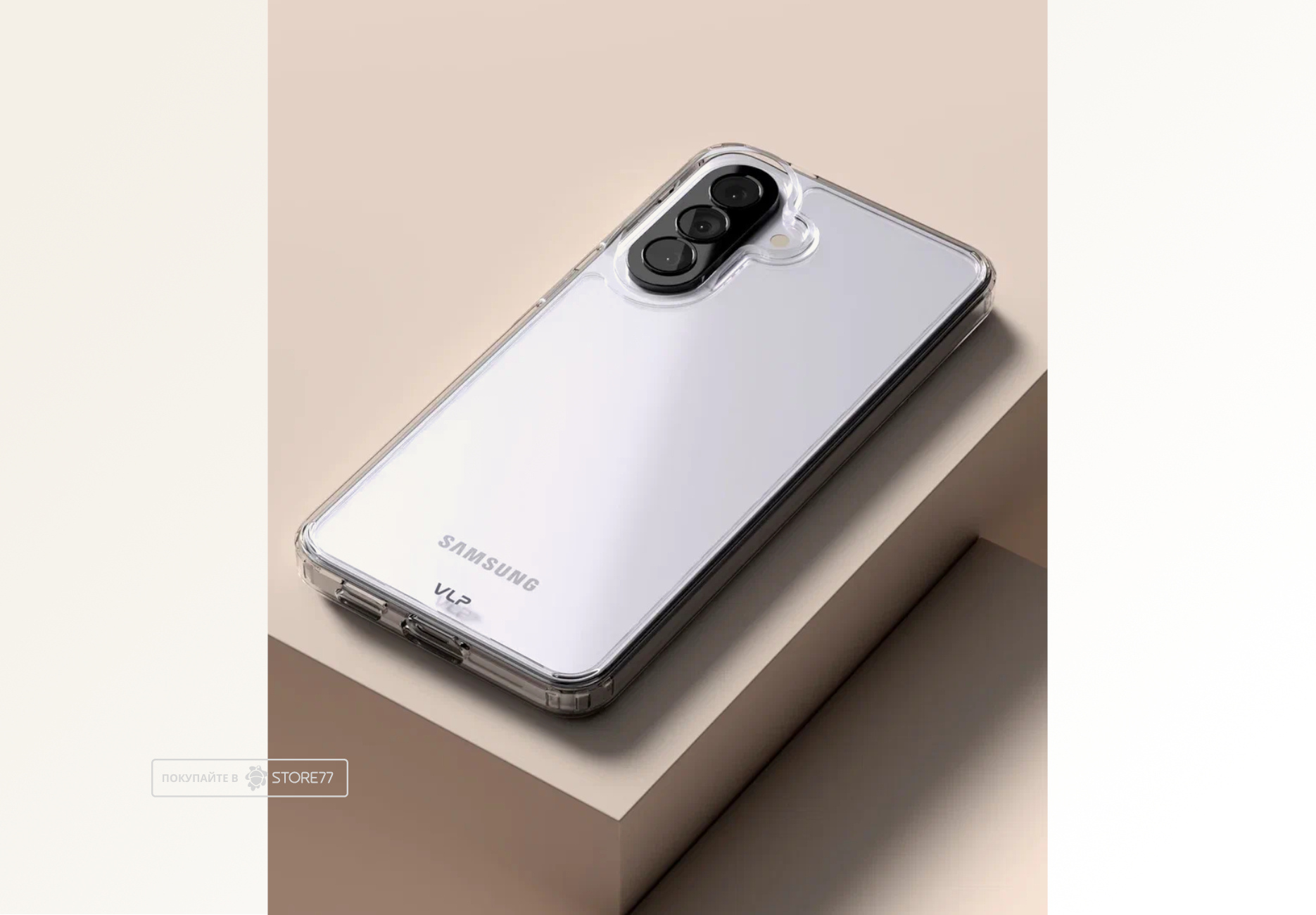 Чехол защитный VLP Crystal Case для Samsung Galaxy A57 (Прозрачный)