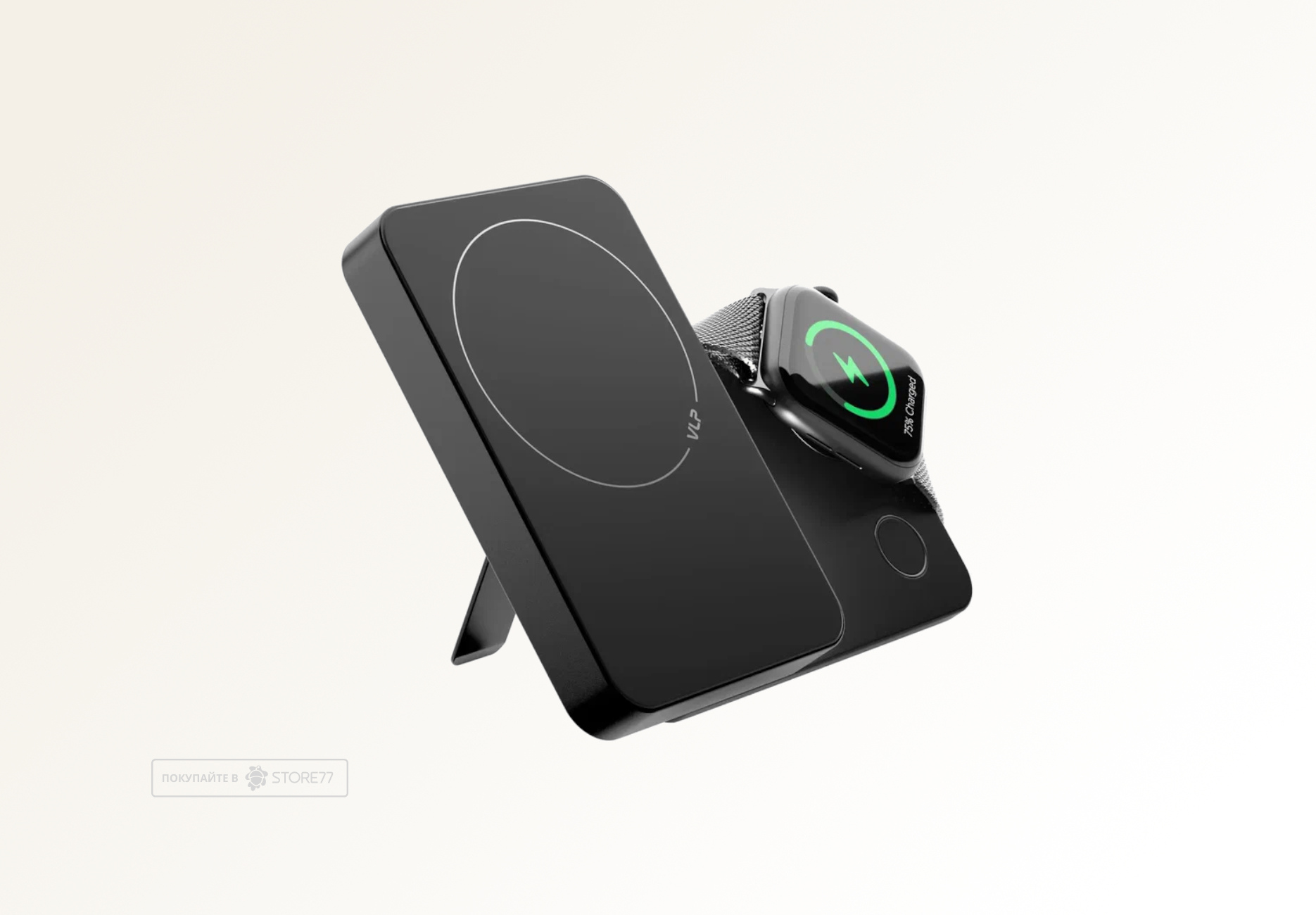 Внешний аккумулятор VLP Diamond Energy Pro с поддержкой MagSafe Qi2 10000 мА·ч (Черный)