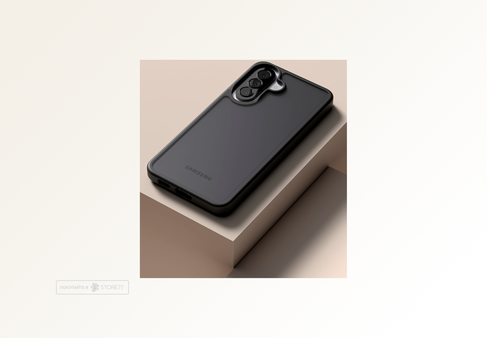 Чехол защитный VLP Haze Case для Samsung Galaxy A57 (Черный)