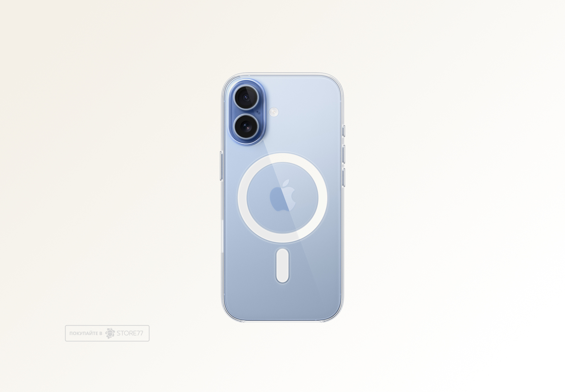 Чехол Apple Clear Case с поддержкой MagSafe для iPhone 17, цвет: прозрачный (Clear)