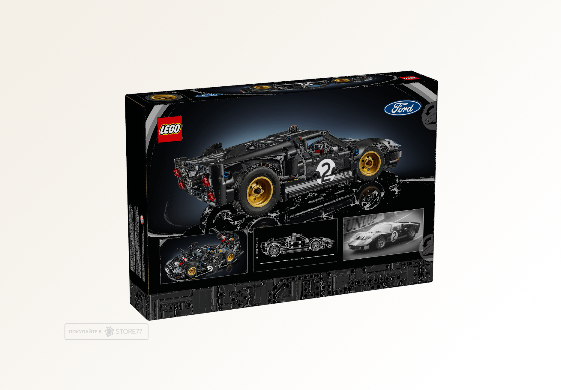 Конструктор LEGO Technic 42223 Гоночный автомобиль Ford GT40 MKII 1966