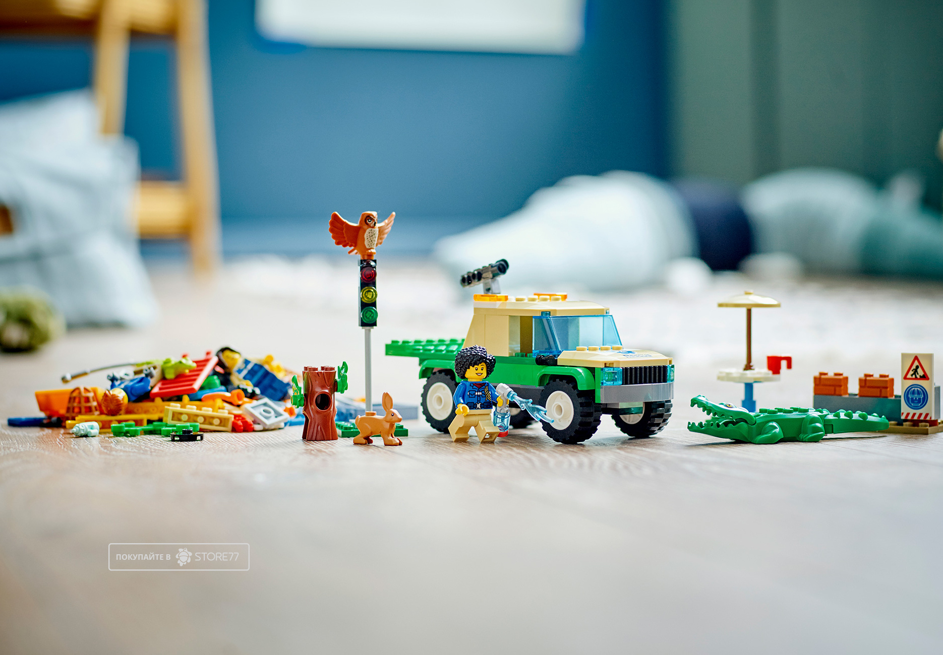 Конструктор LEGO City 60353 Миссии по спасению диких животных