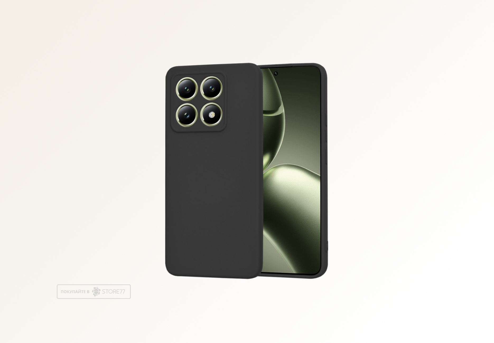 Чехол силиконовый для Xiaomi 14T (Черный)