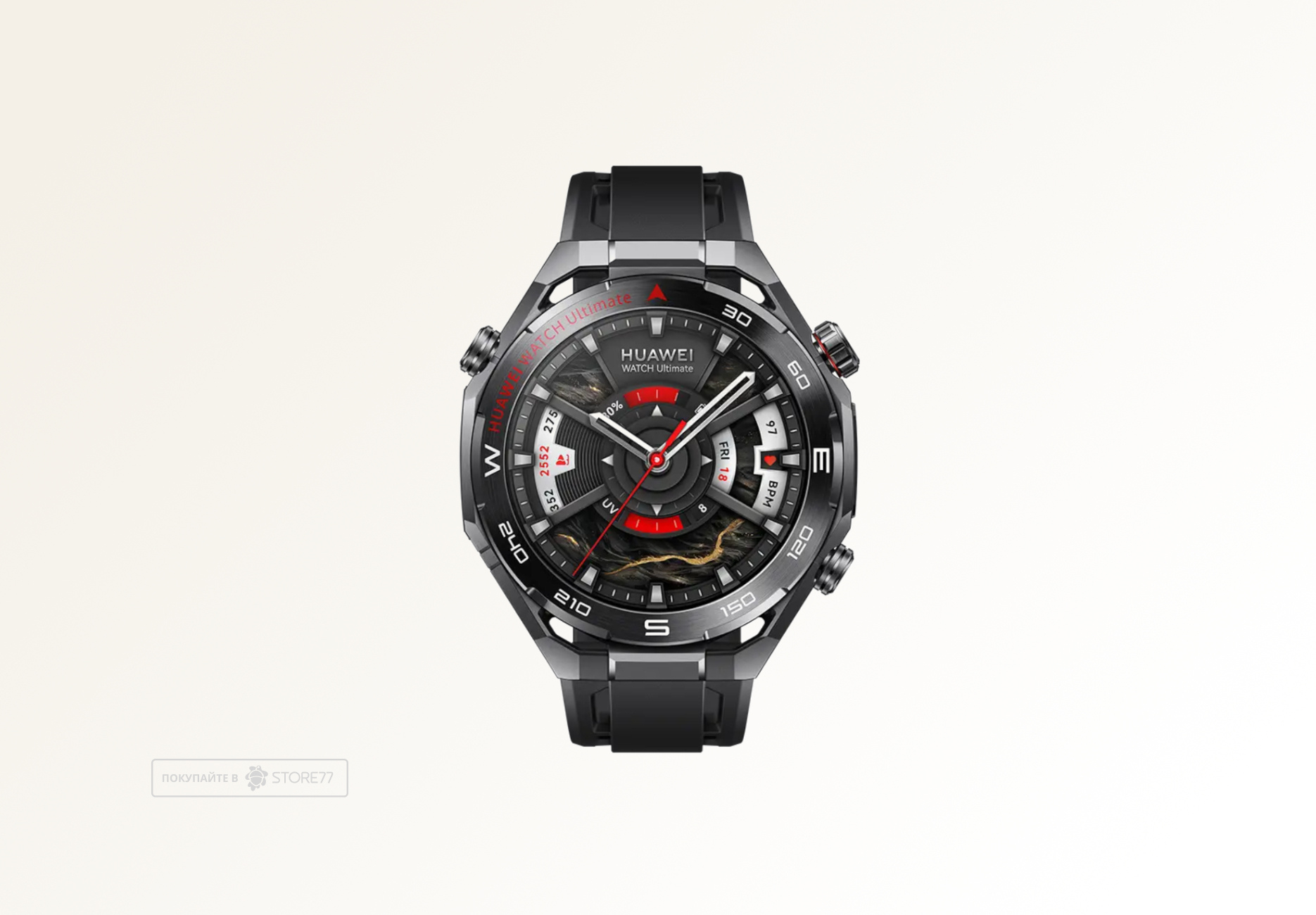 Умные часы Huawei Watch Ultimate 2 48 мм, цвет: черный (Black)