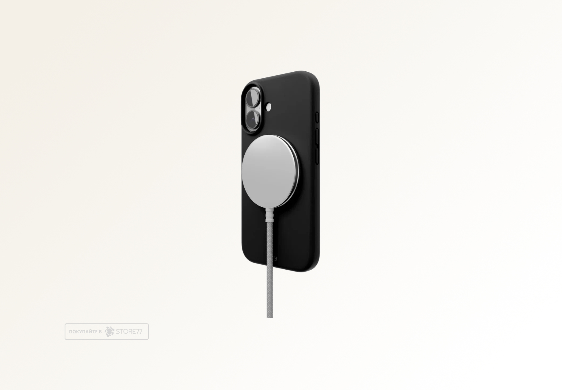 Чехол защитный VLP Aster Case с поддержкой MagSafe для iPhone 16 (Черный)