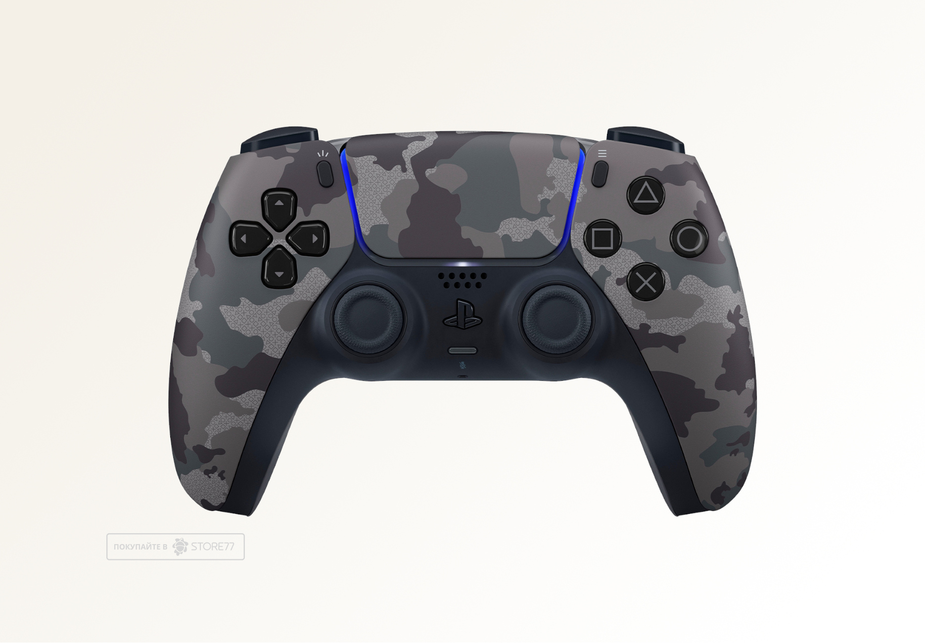 Геймпад Sony DualSense для PlayStation 5 (PS5), цвет: серый камуфляж (Gray camouflage)