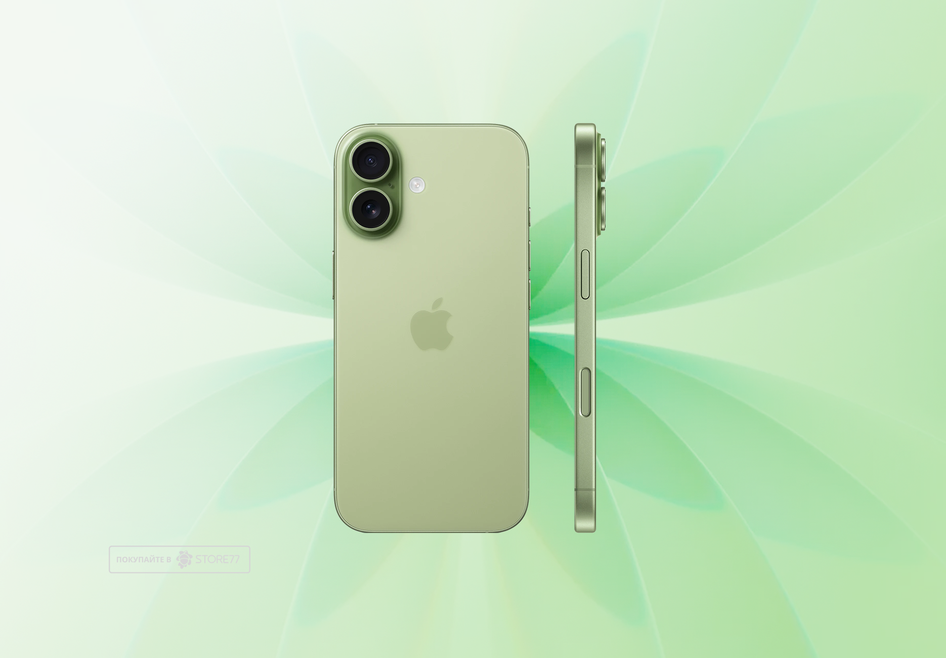 Телефон Apple iPhone 17 256 ГБ, цвет: шалфейный (Sage)