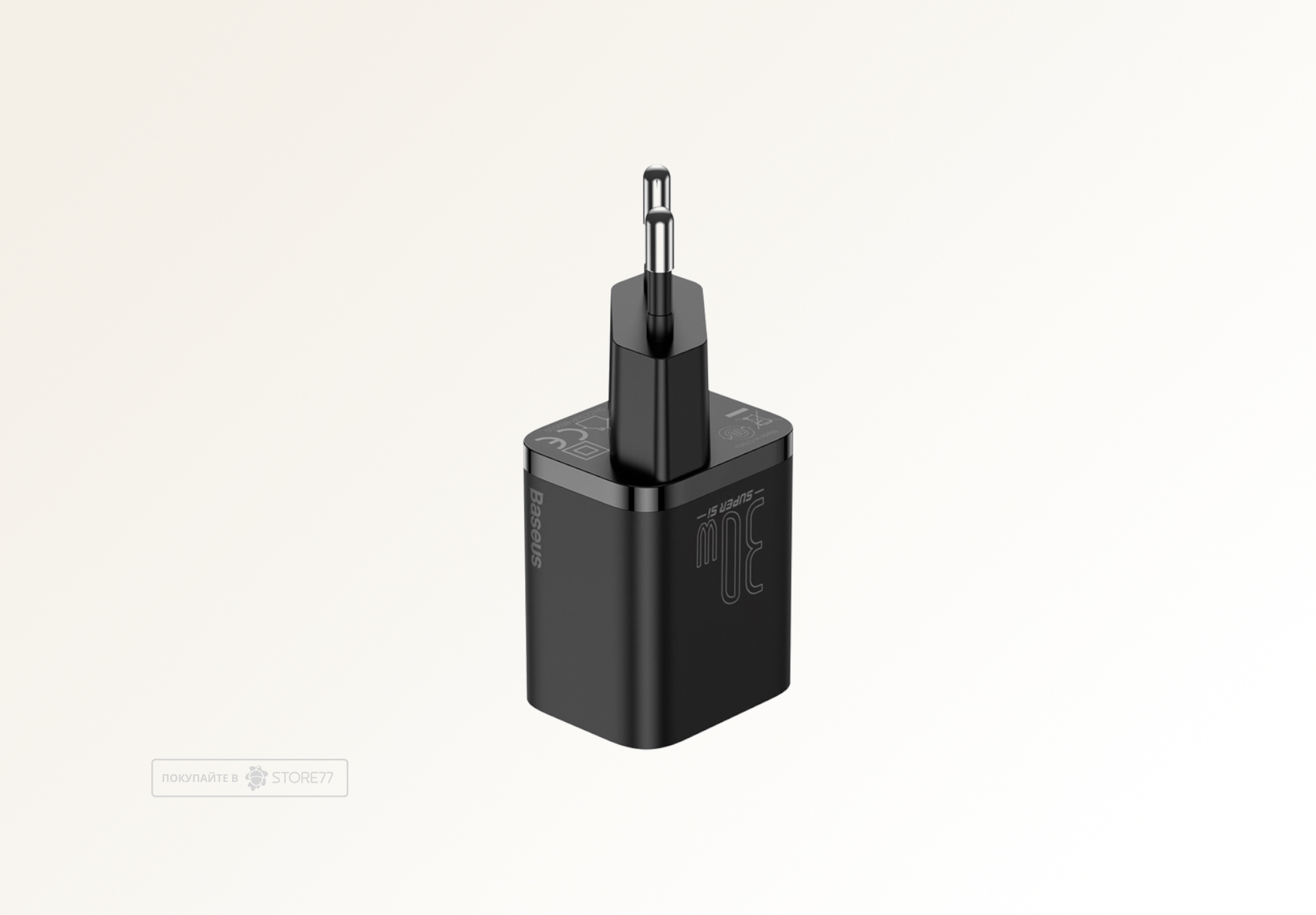 Сетевое зарядное устройство Baseus Super Si 30 Вт USB-C, QC (Черное)