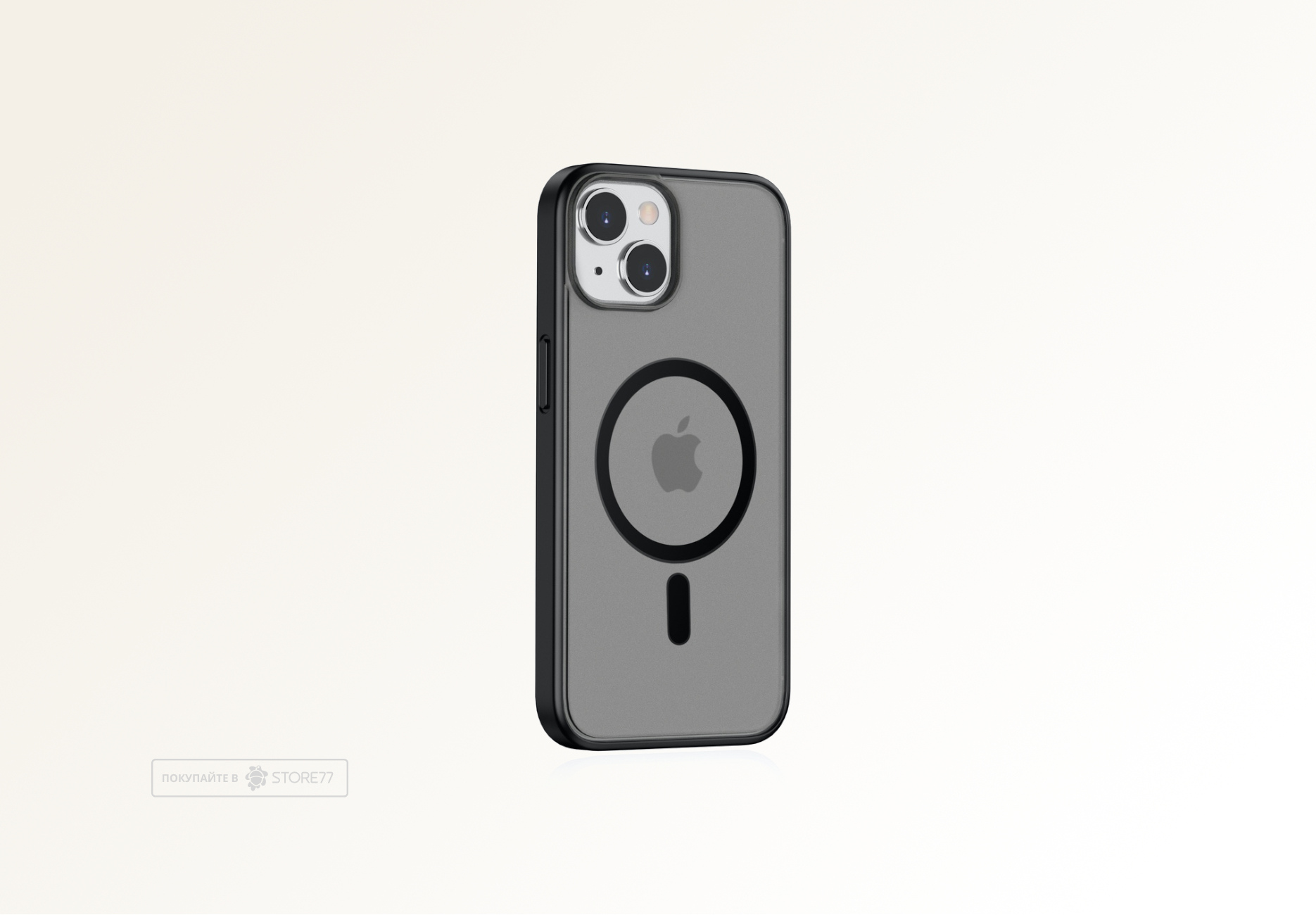 Чехол Gurdini Shockproof для iPhone 15 противоударный с поддержкой MagSafe (Черный)