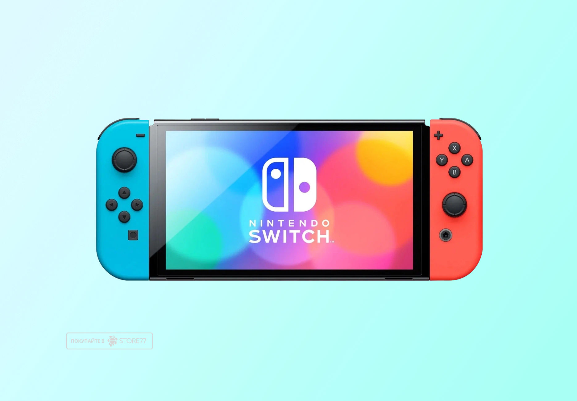 Игровая приставка Nintendo Switch OLED (Синий/Красный)
