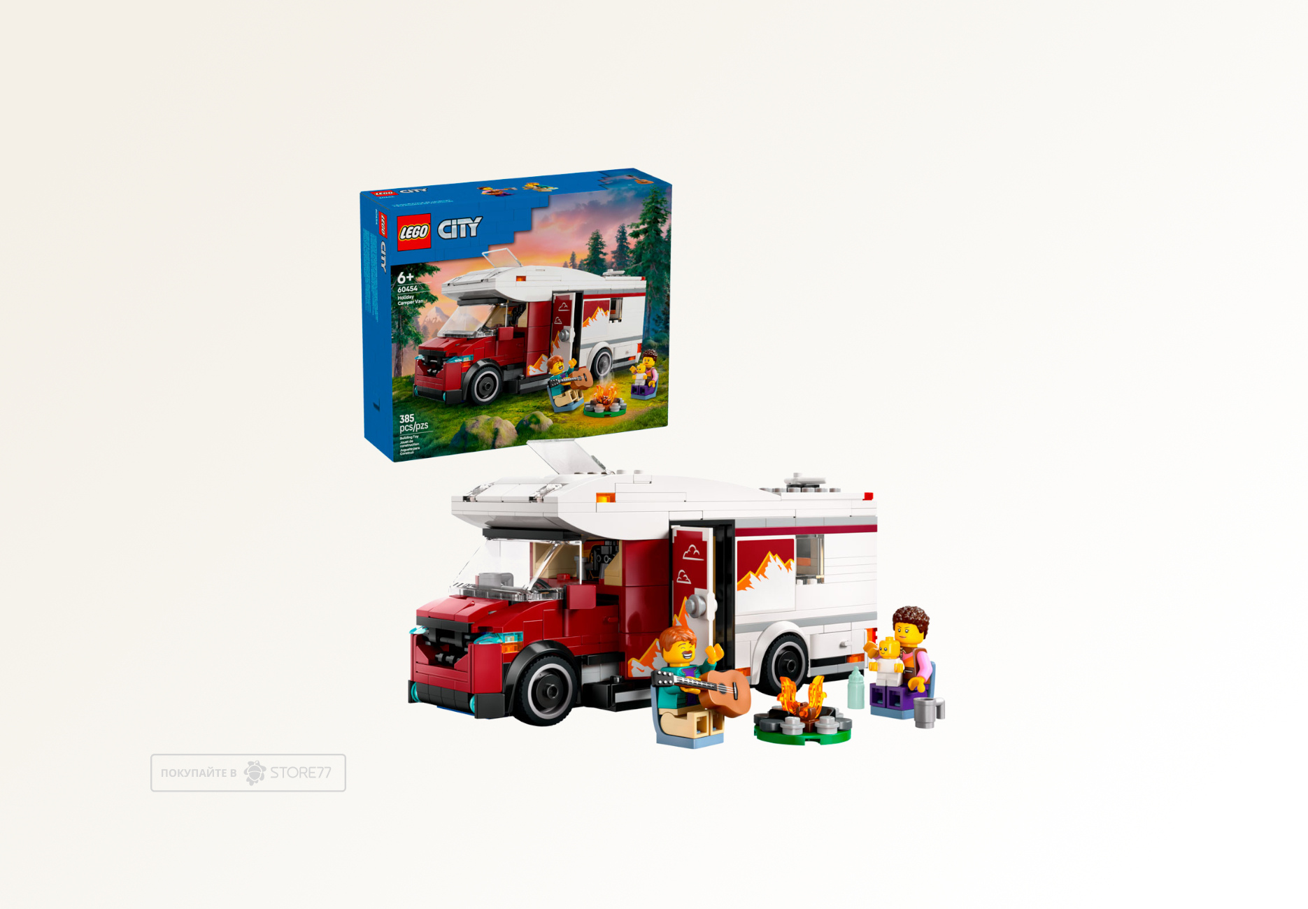 Конструктор LEGO City 60454 Туристический фургон для отдыха и приключений