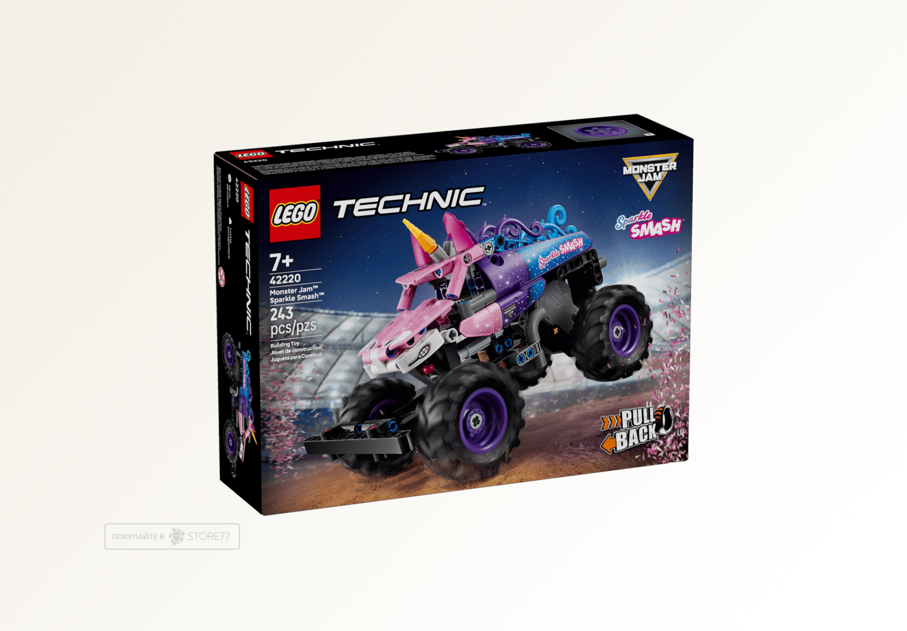 Конструктор LEGO Technic 42220 Monster Jam Sparkle Smash