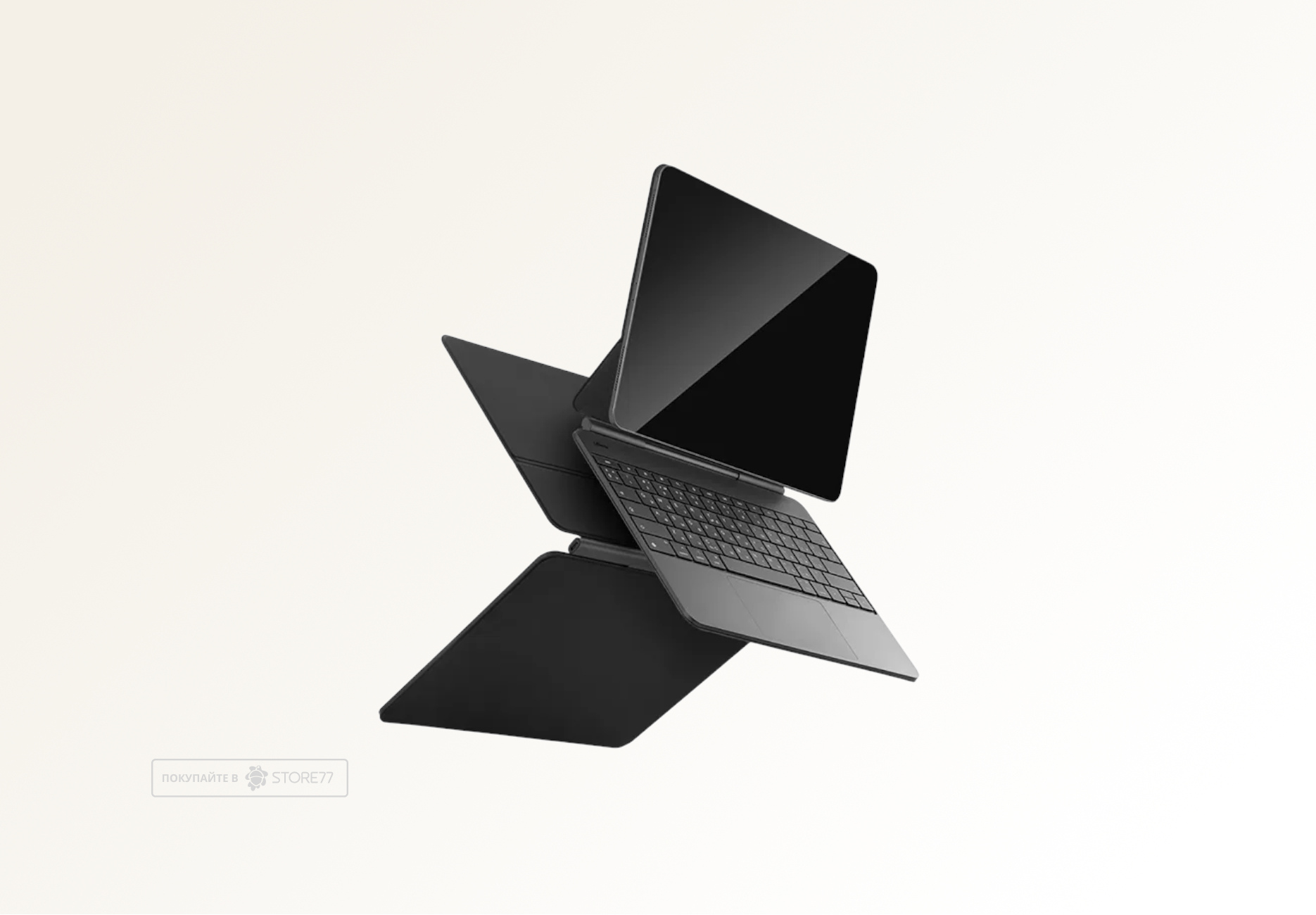 Чехол-клавиатура uBear FlexKey для iPad Pro 13" M4/M5 (Черная)