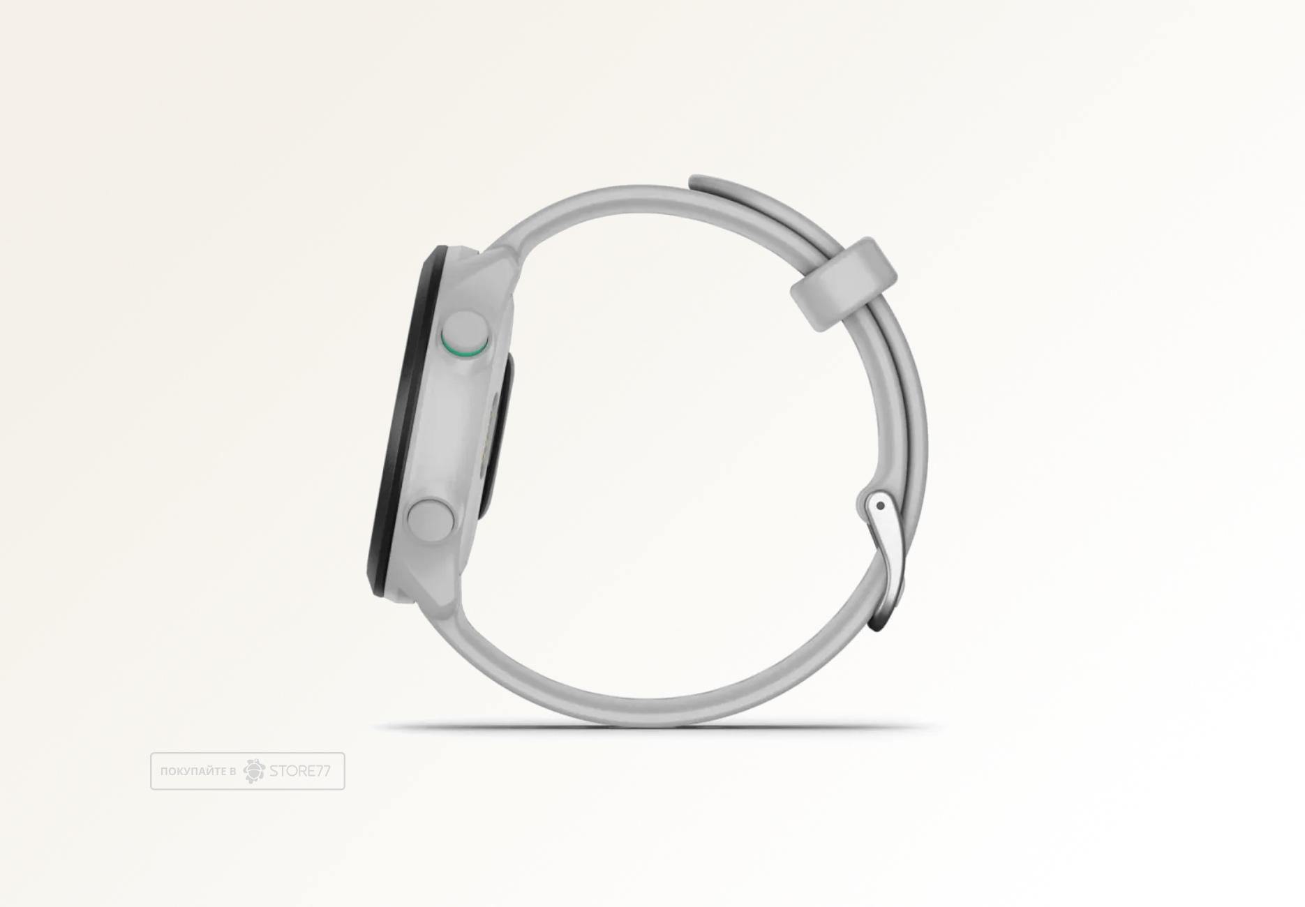 Умные часы Garmin FORERUNNER 55 42 мм, корпус: белый, с белым силиконовым ремешком (White)