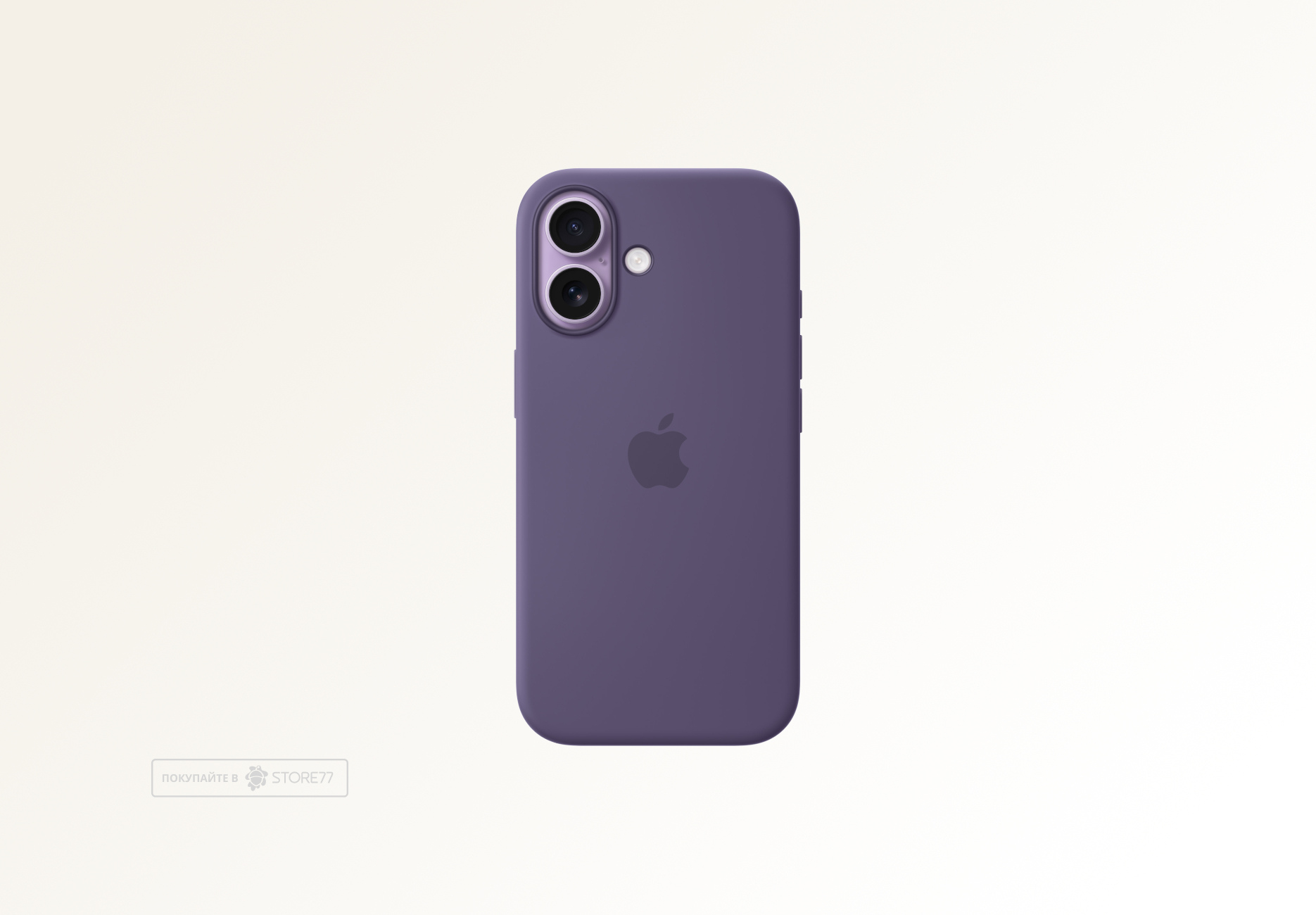 Чехол Apple Silicone Case с поддержкой MagSafe для iPhone 17, цвет: фиолетовый туман (Purple Fog)