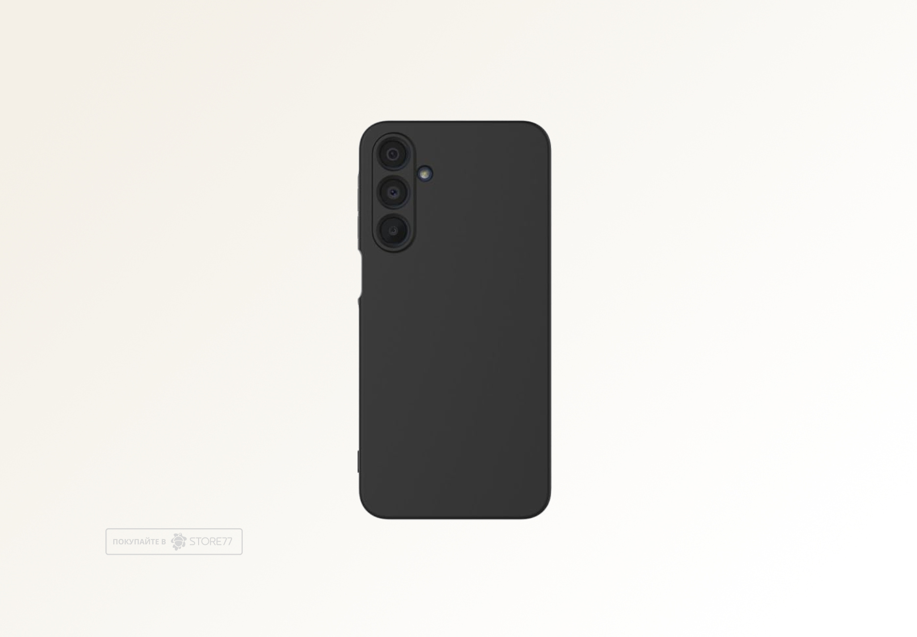 Чехол силиконовый для Samsung Galaxy A16 (Черный)
