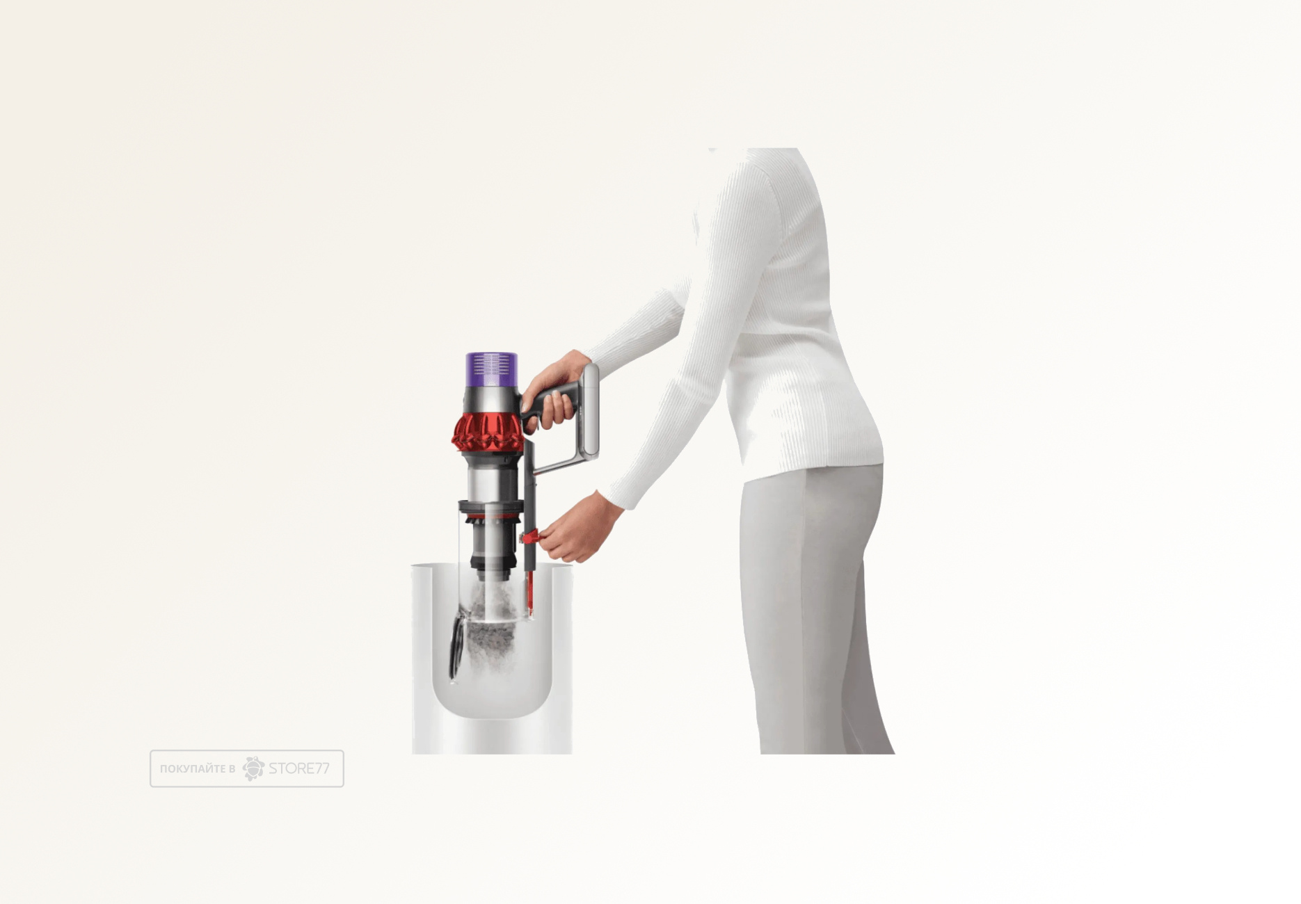 Беспроводной пылесос Dyson V10 Cyclon (Красный)