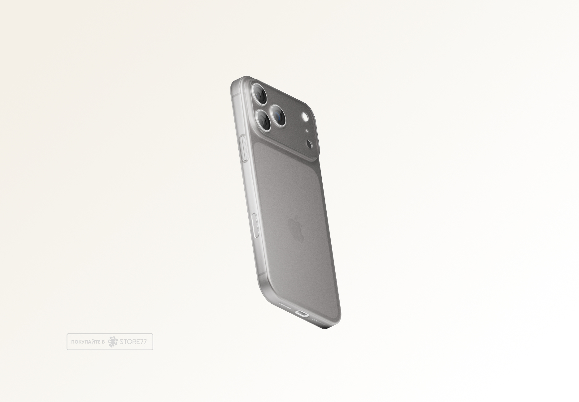 Чехол Gurdini Super Slim для iPhone 17 Pro (Серый)