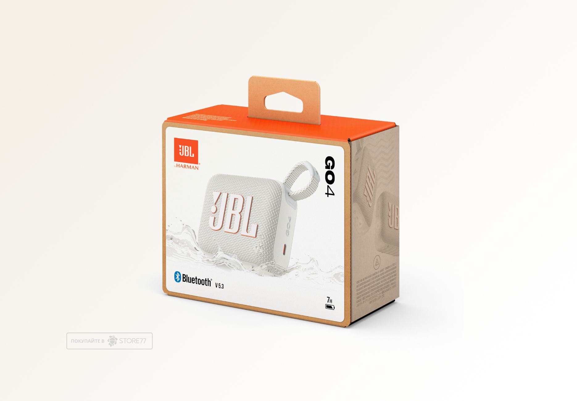 Портативная акустика JBL GO 4 (Белая)