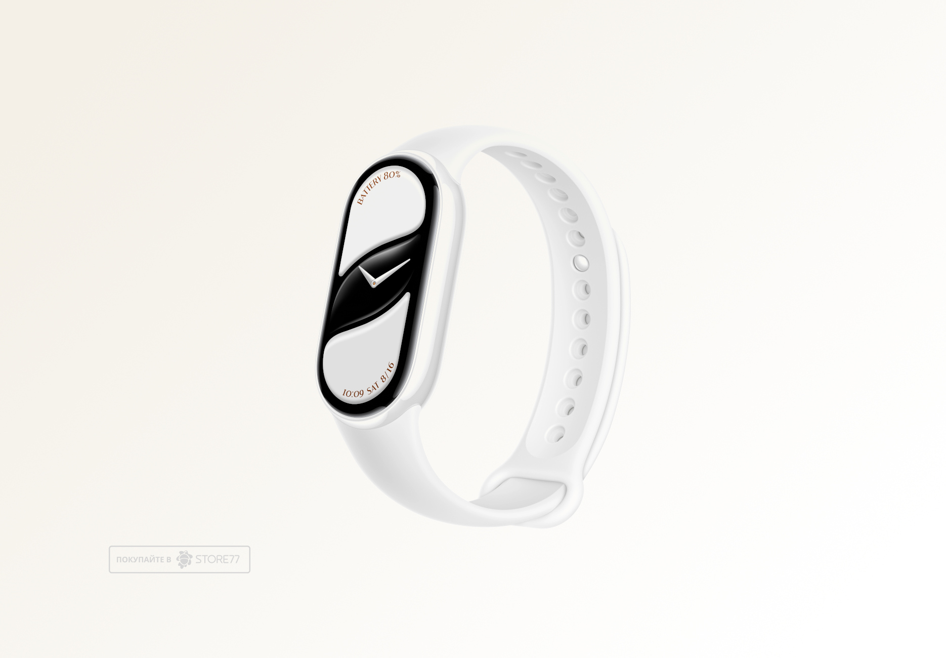 Фитнес-браслет Xiaomi Smart Band 10 Ceramic Edition, цвет: белый перламутр (Pearl White)