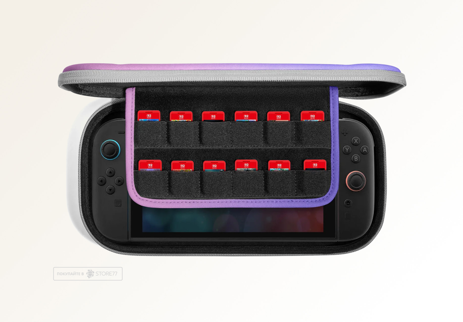 Чехол Tomtoс Gaming для Nintendo Switch 2 (Пурпурный)