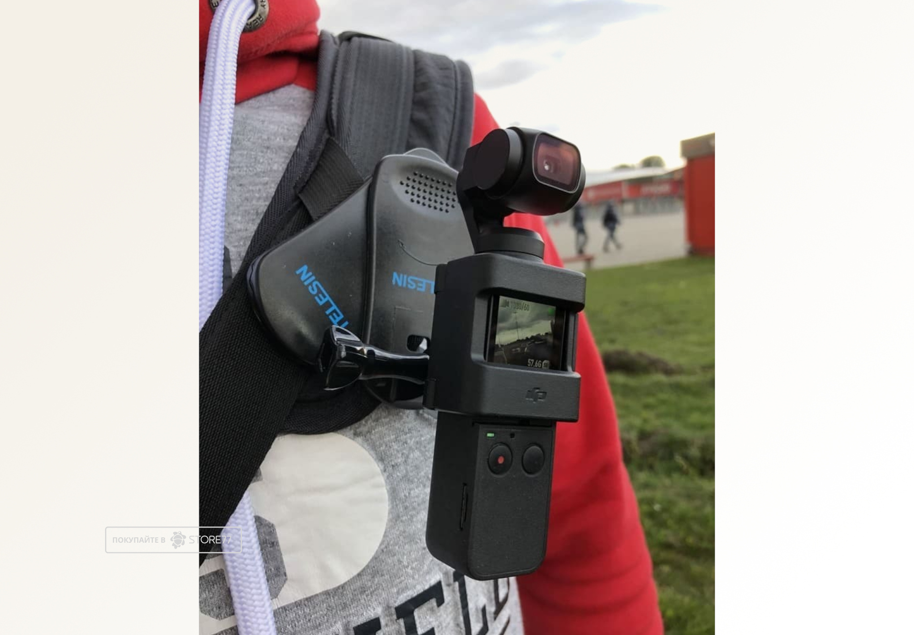 Креплениe прищепка Telesin 360 для экшен-камер GoPro, DJI