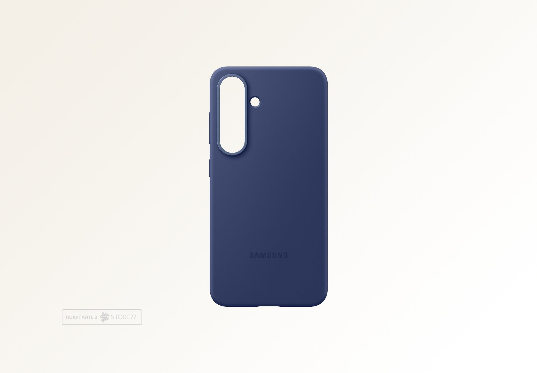 Чехол Samsung Silicone Case для Samsung Galaxy S25 (Синий)