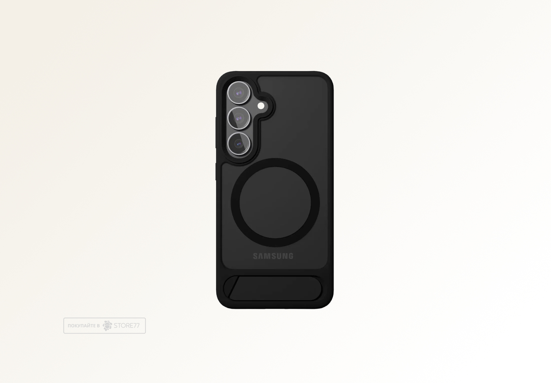 Чехол защитный VLP Reels Case с поддержкой MagSafe для Samsung Galaxy S25 (Черный)